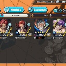 BR484-IOS+Android-Garp Full Boost 52/52+4 Ex(Shank v4+Akainu+Shank v2)+Good Medal+Kaku Max+Koby Max+Cracker Max+Shiryu v2+Sanji+Sentomaru v2+Egghead Luffy+Oden 1